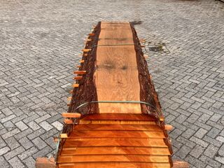 Ca. 13x Douglas Stam Gezaagd, 52x750mm, Lengte 250cm